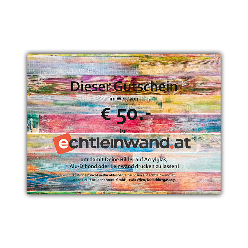 Geschenk-Gutschein zum Ausdrucken