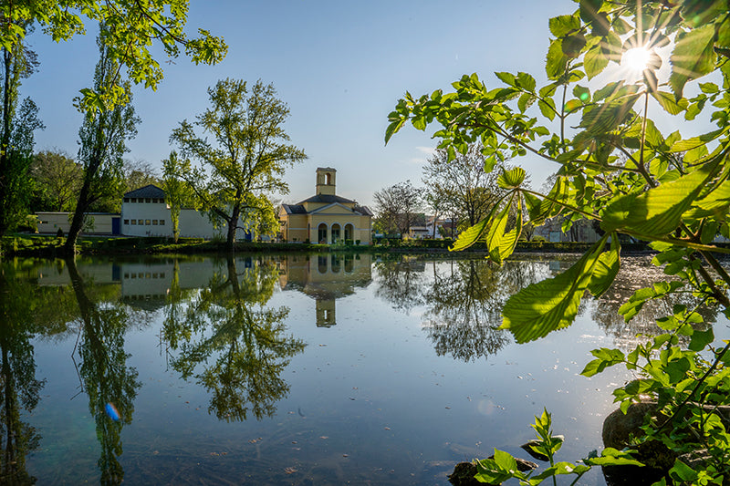 Birgit Machtinger - See mit Kirche