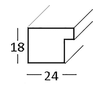 Bilderrahmen Holz weiß
