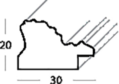 Fotorahmen Ruben weiß-gold