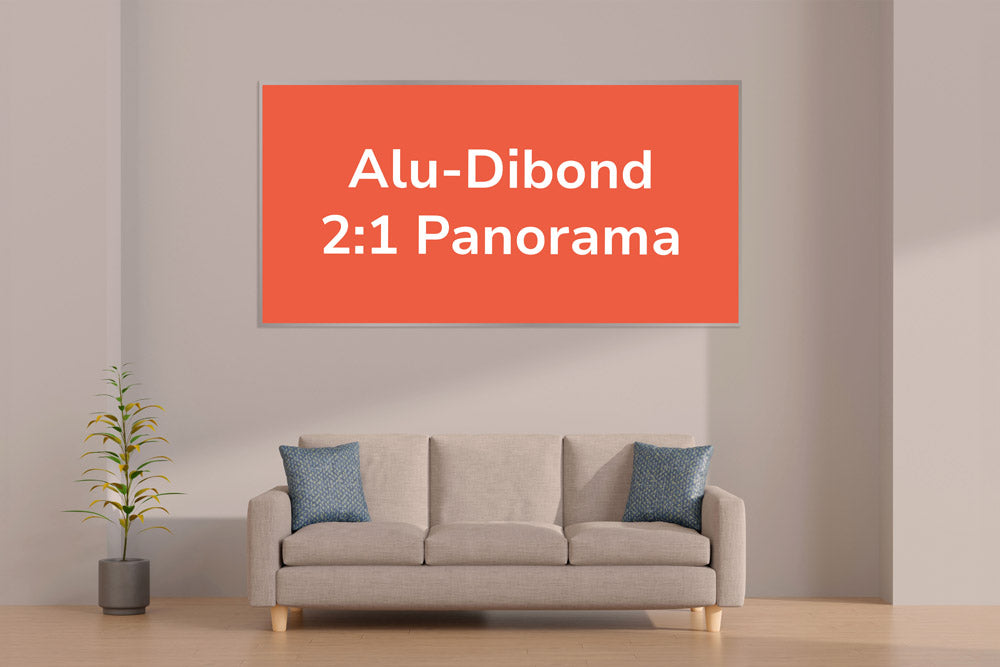 Dein Bild auf Alu-Dibond 2:1 Panorama