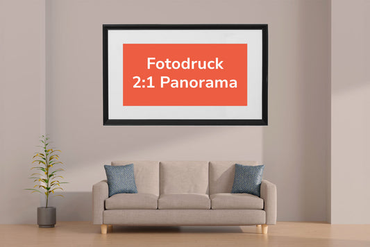 Dein Bild als Fotodruck 2:1 Panorama