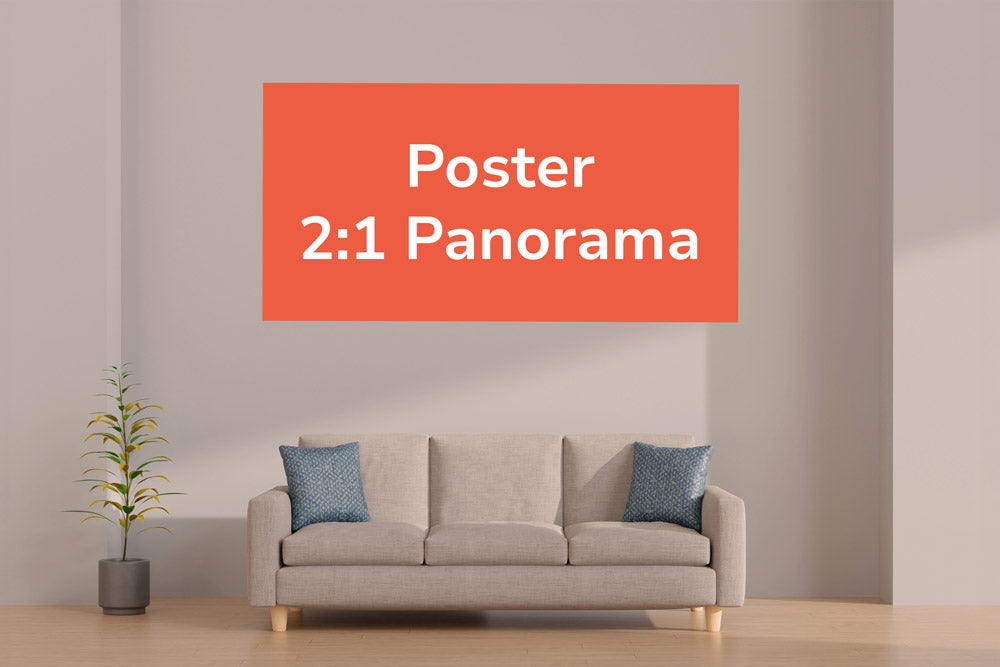 Dein Bild als Poster 2:1 Panorama