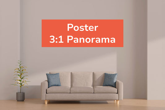 Dein Bild als Poster 3:1 Panorama