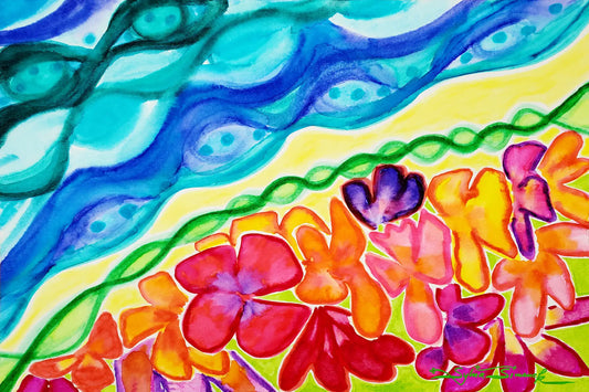 Sylvia Simanek - Blumenduft am Meer