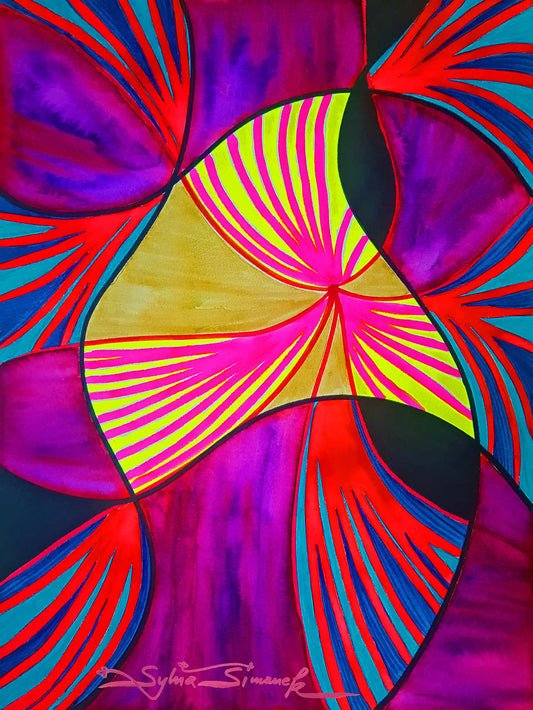 Sylvia Simanek - Lichtblick in Purpur
