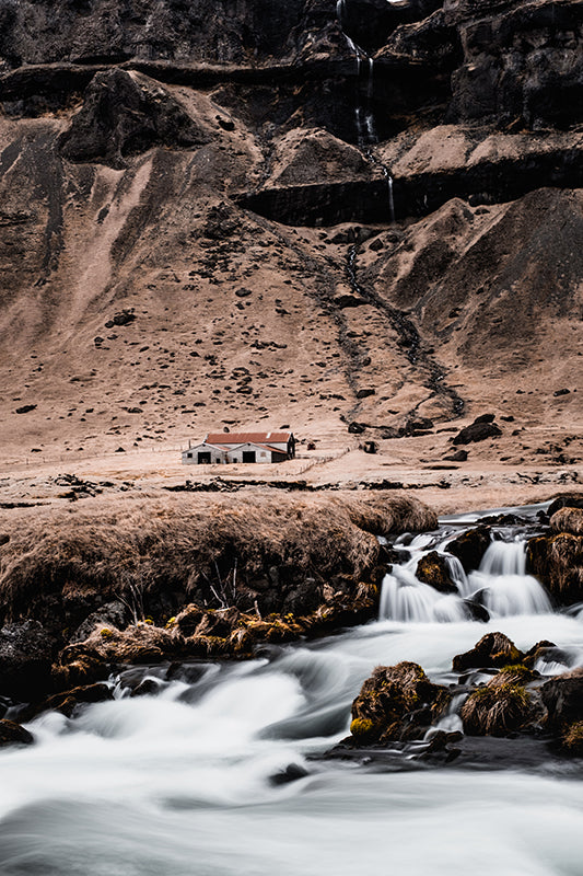 Sead Dedic - Fluss und Wasserfall Fossalar in Island #2
