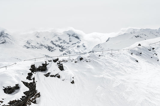 Sead Dedic - Schneebedeckte Berge im Gasteinertal